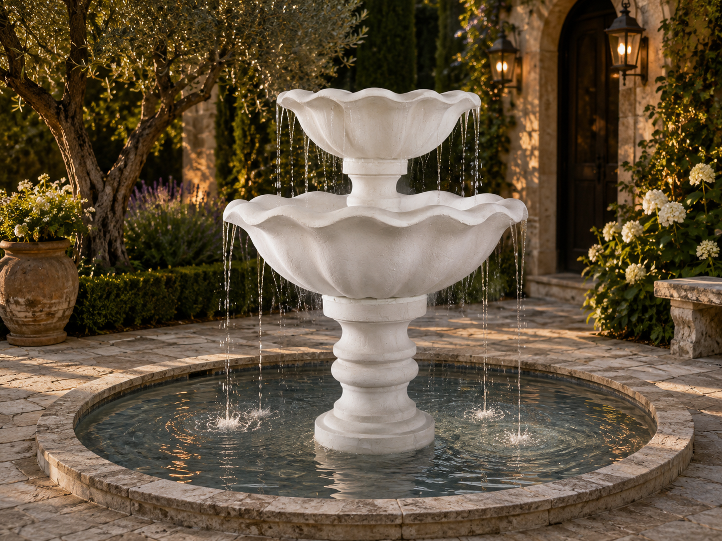 2 Tier Floral Fountain