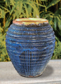 ANTIQUE_BLUE_BEEHIVE_PLANTER - Cast Stone International 