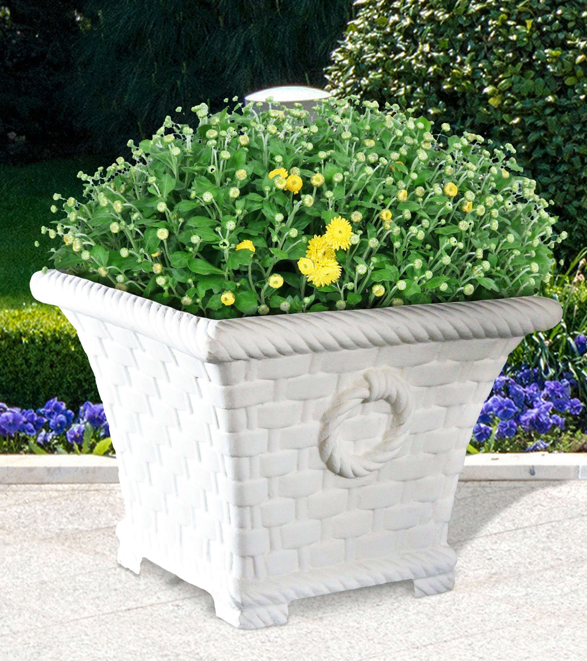 BASKET_PLANTER - Cast Stone International 
