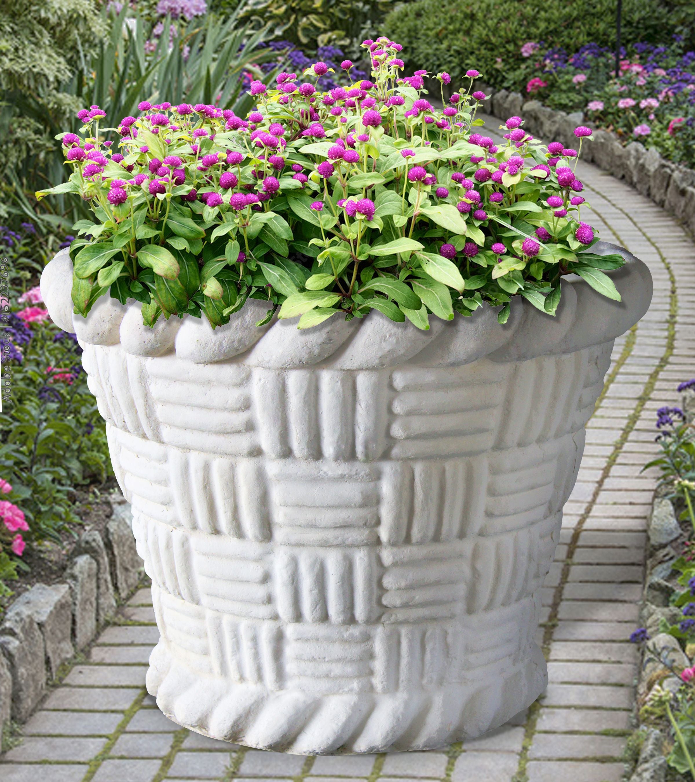 CANASTO_MONTIERI_PLANTER - Cast Stone International 