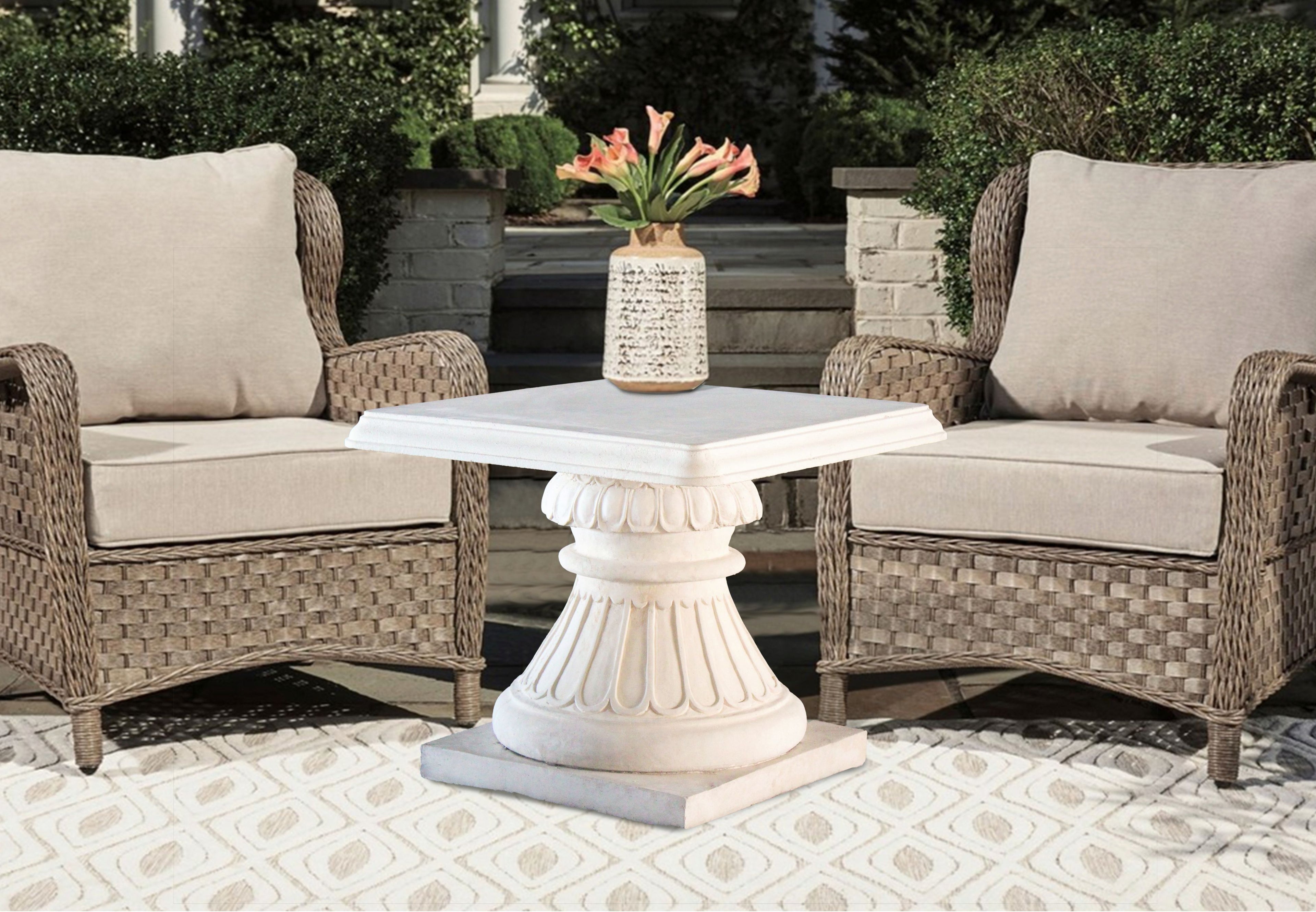 CELLINI_COFFEE_TABLE - Cast Stone International 
