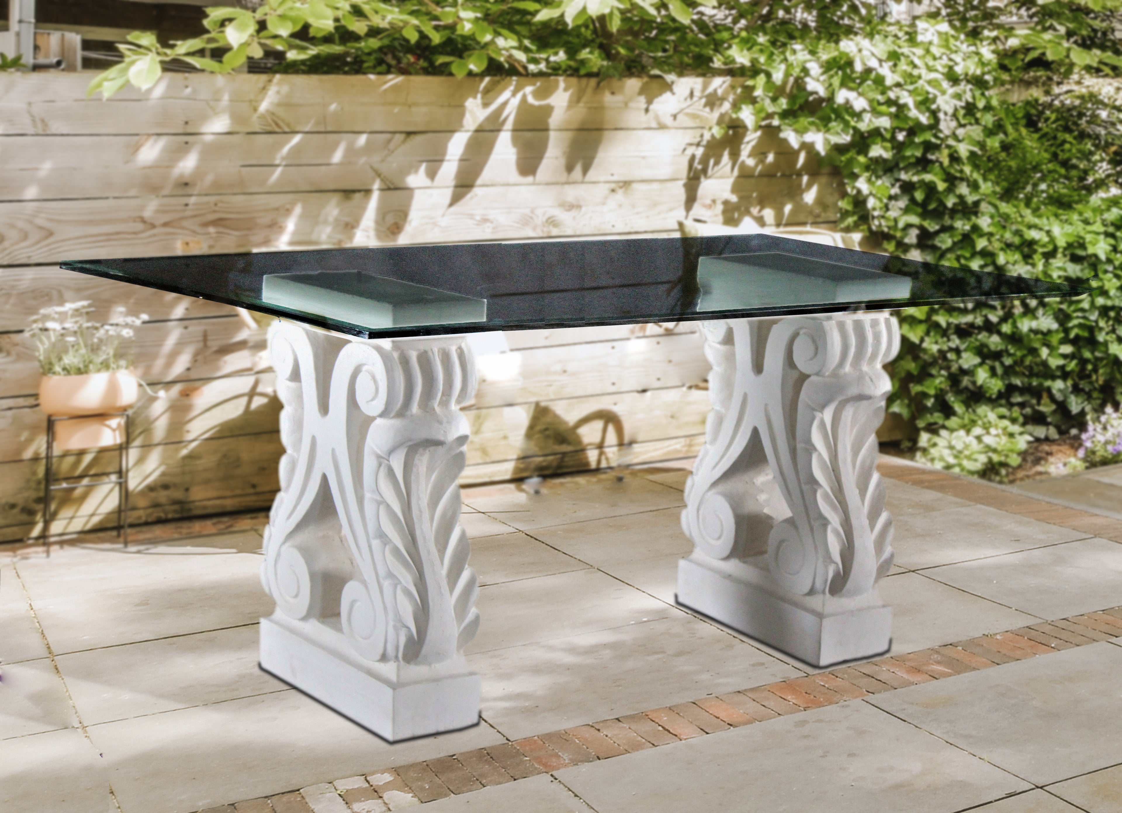 CONTEMPORARY_TABLE_BASE - Cast Stone International 