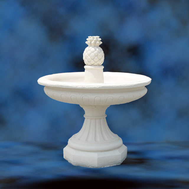 CONTEMPO_WITH_PINEAPPLE_WATER_FOUNTAIN - Cast Stone International 