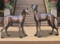 ElegantBronzeDogs - Cast Stone International 