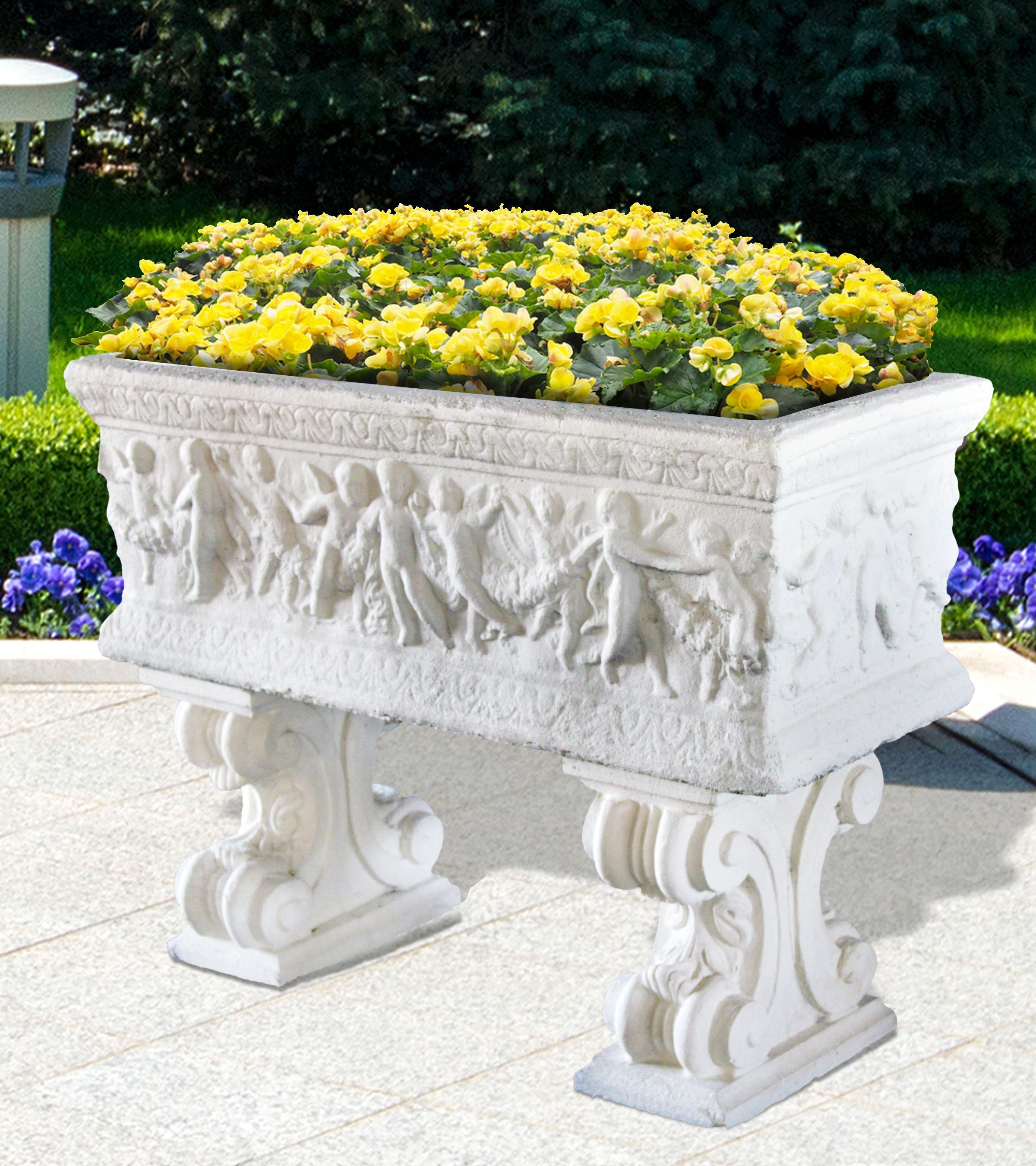 FLORENTINA_CHERUB_PLANTER - Cast Stone International 