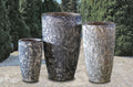 FOSSIL_PLANTERS_SET_OF_3 - Cast Stone International 