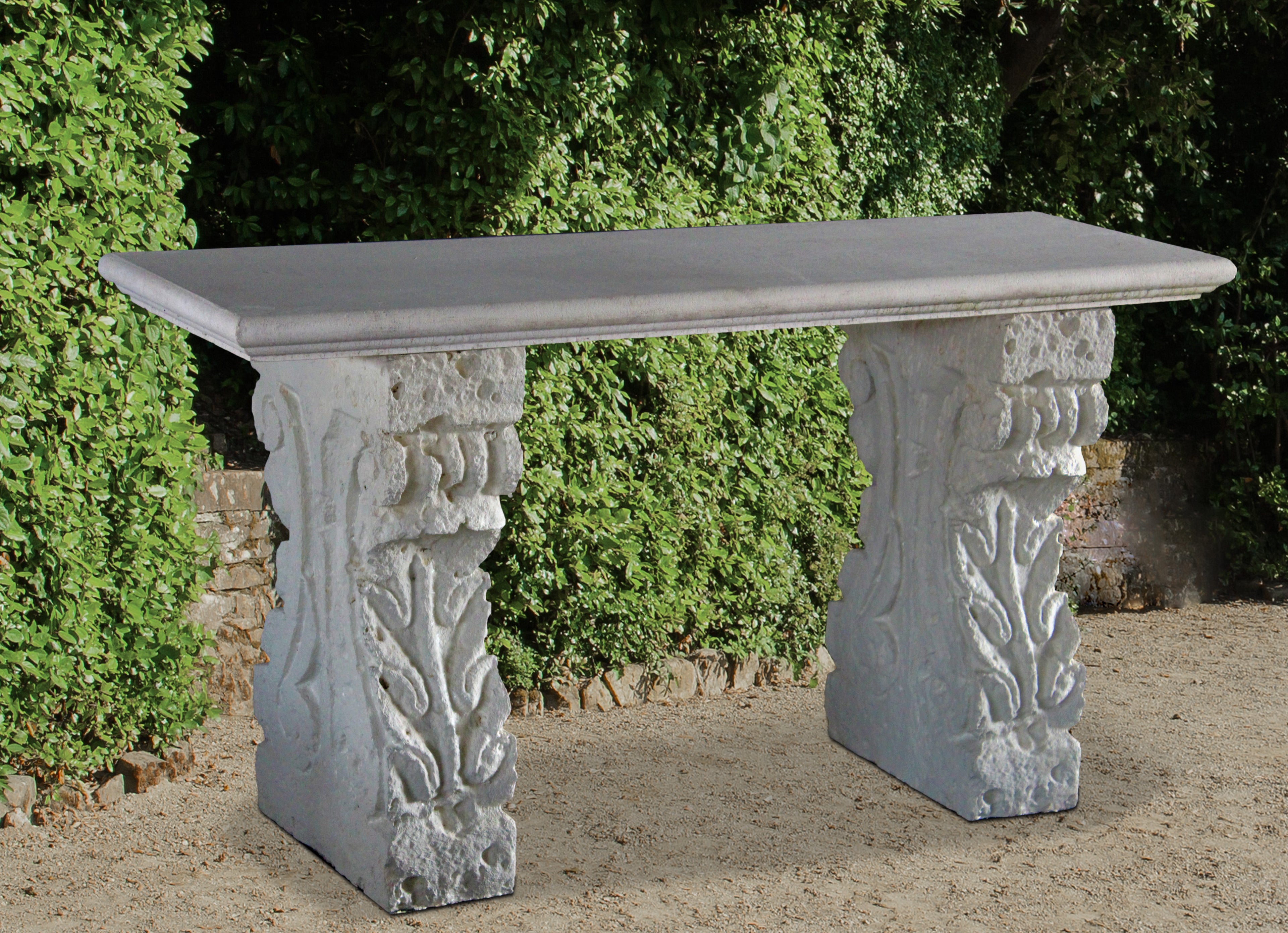 FRENCH_SCROLL_TABLE_BASE - Cast Stone International 