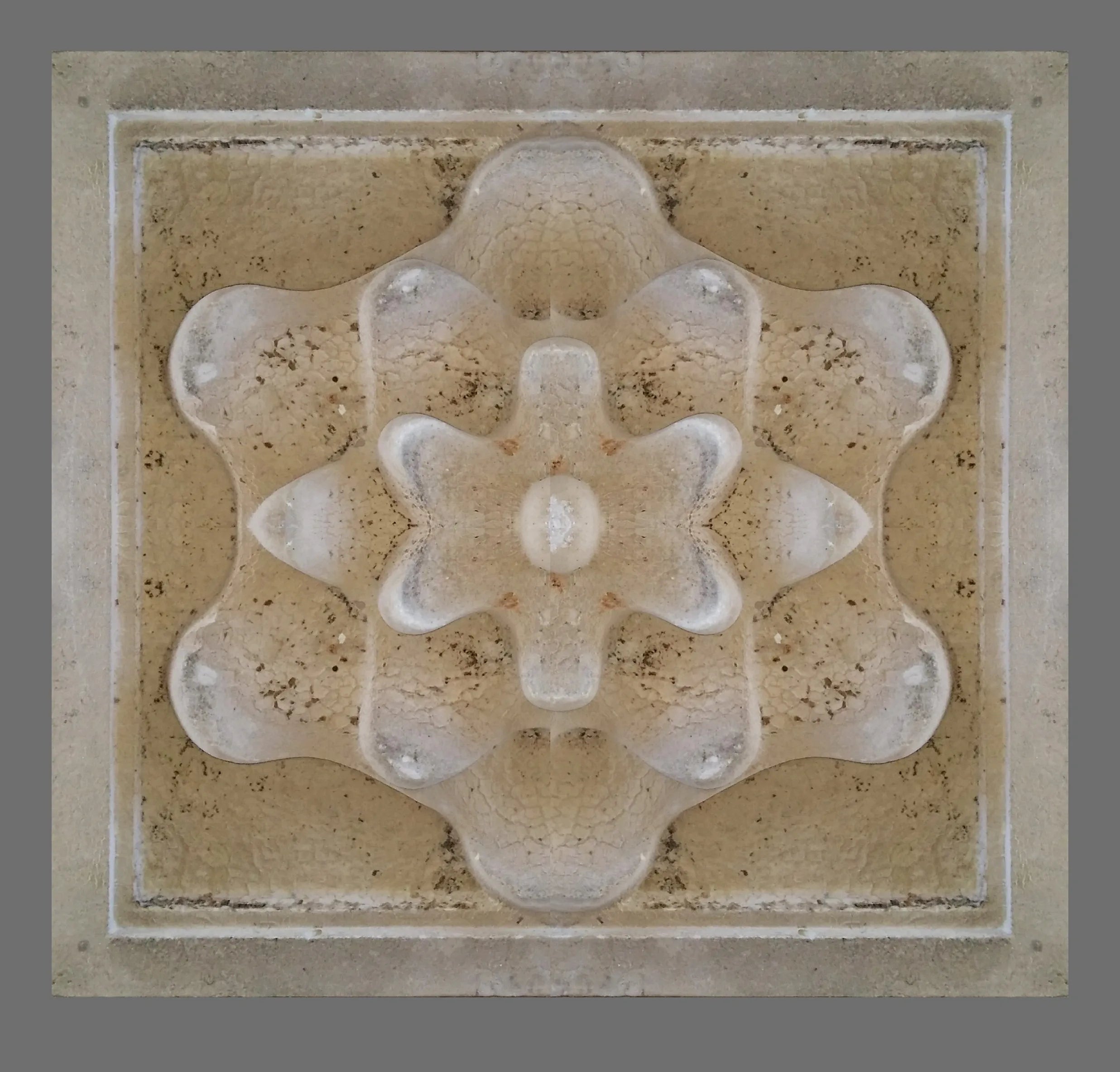 FloralCastStoneWallPlaque - Cast Stone International 