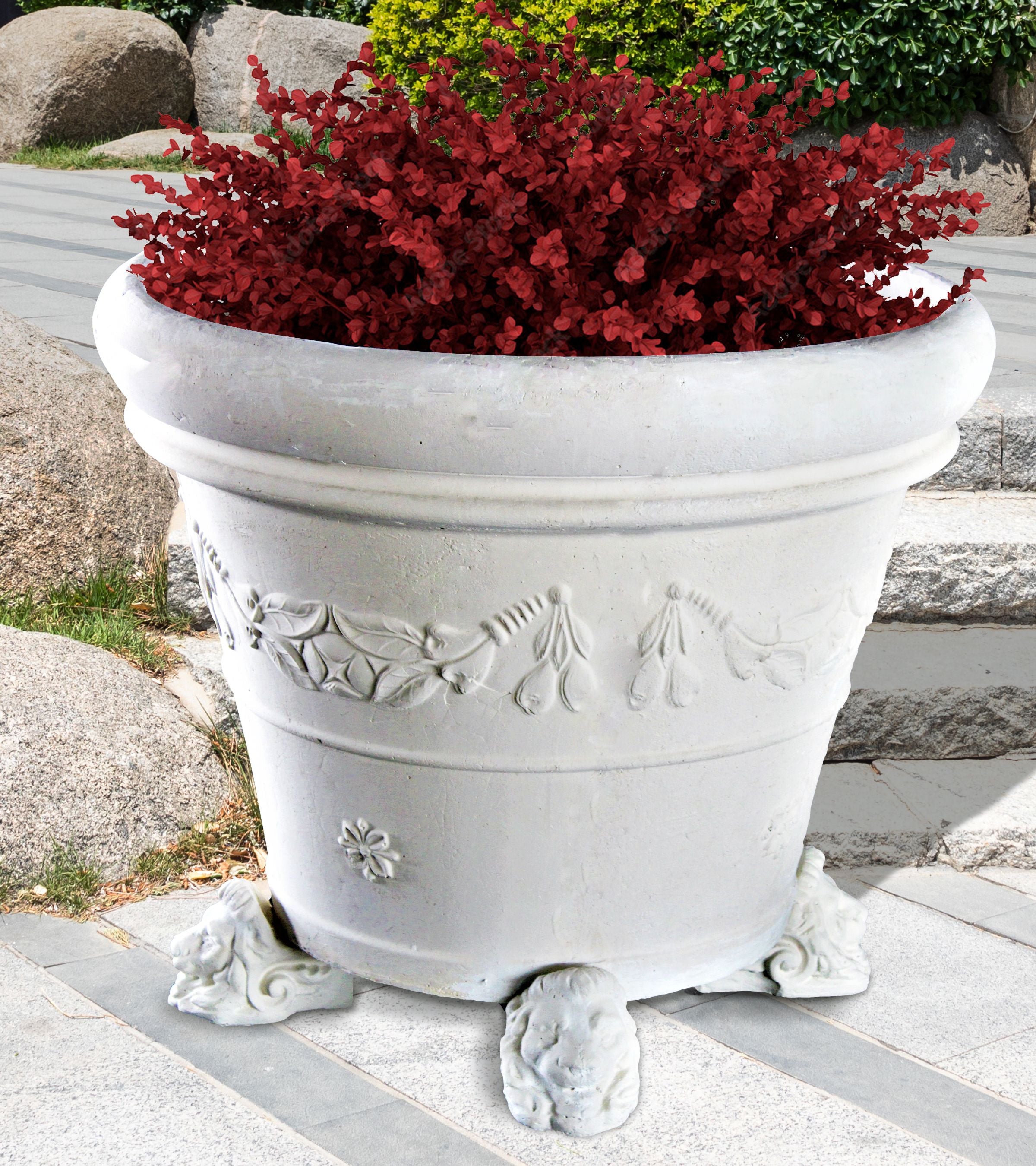 GARLAND_PLANTER_LARGE_591a1c15-a0af-4614-a5df-053a7e892d25 - Cast Stone International 