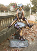 LEAP_OF_JOY_BRONZE_STATUE - Cast Stone International 