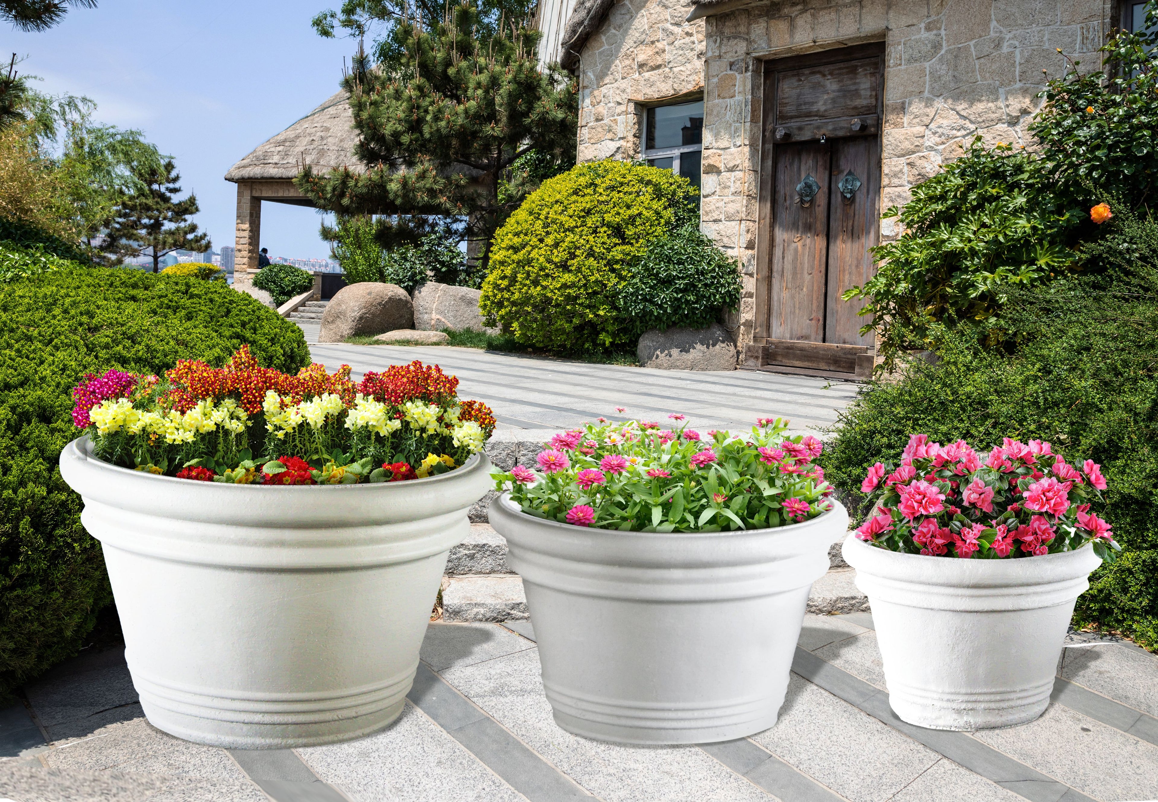 LIBERTY_PLANTER_SET_2 - Cast Stone International 