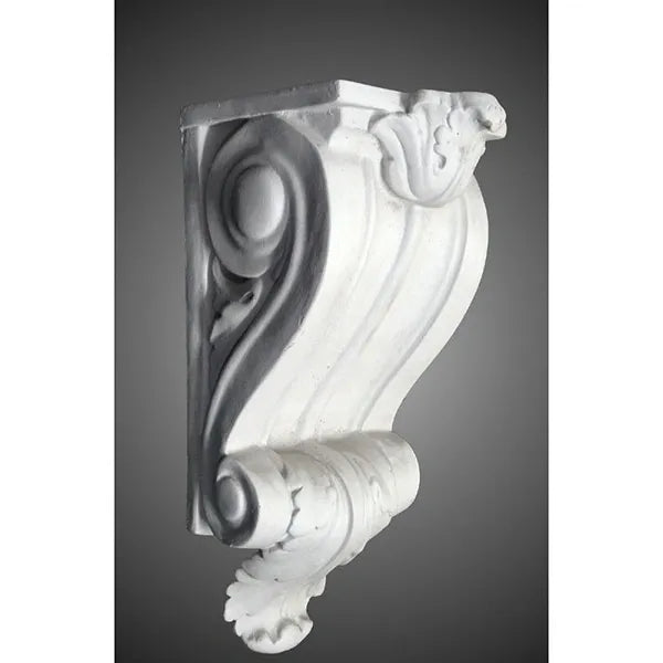LargeScrollwithAcanthusCastStoneBracket - Cast Stone International 