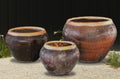 Luciani_Planters_Set_of_3 - Cast Stone International 