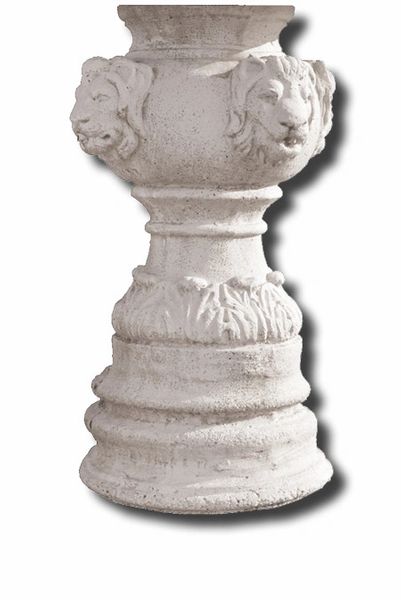 MADRID_MEDIUM_LION_PEDESTAL - Cast Stone International 