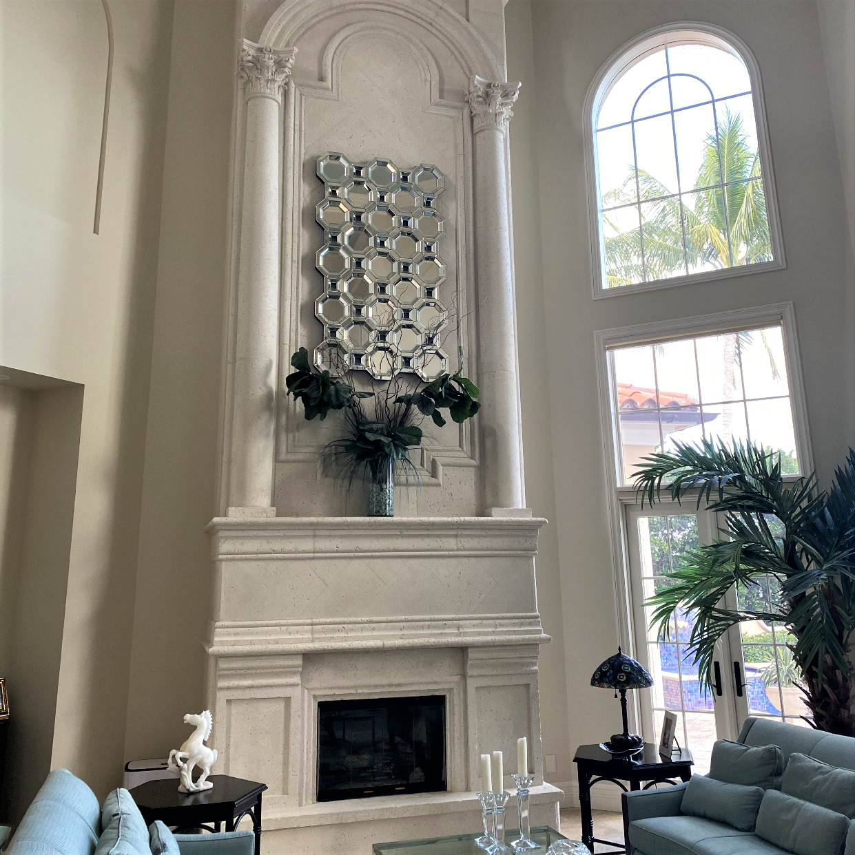 MODERNA_FIREPLACE - Cast Stone International 
