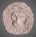 MediumLionHeadPlaque - Cast Stone International 