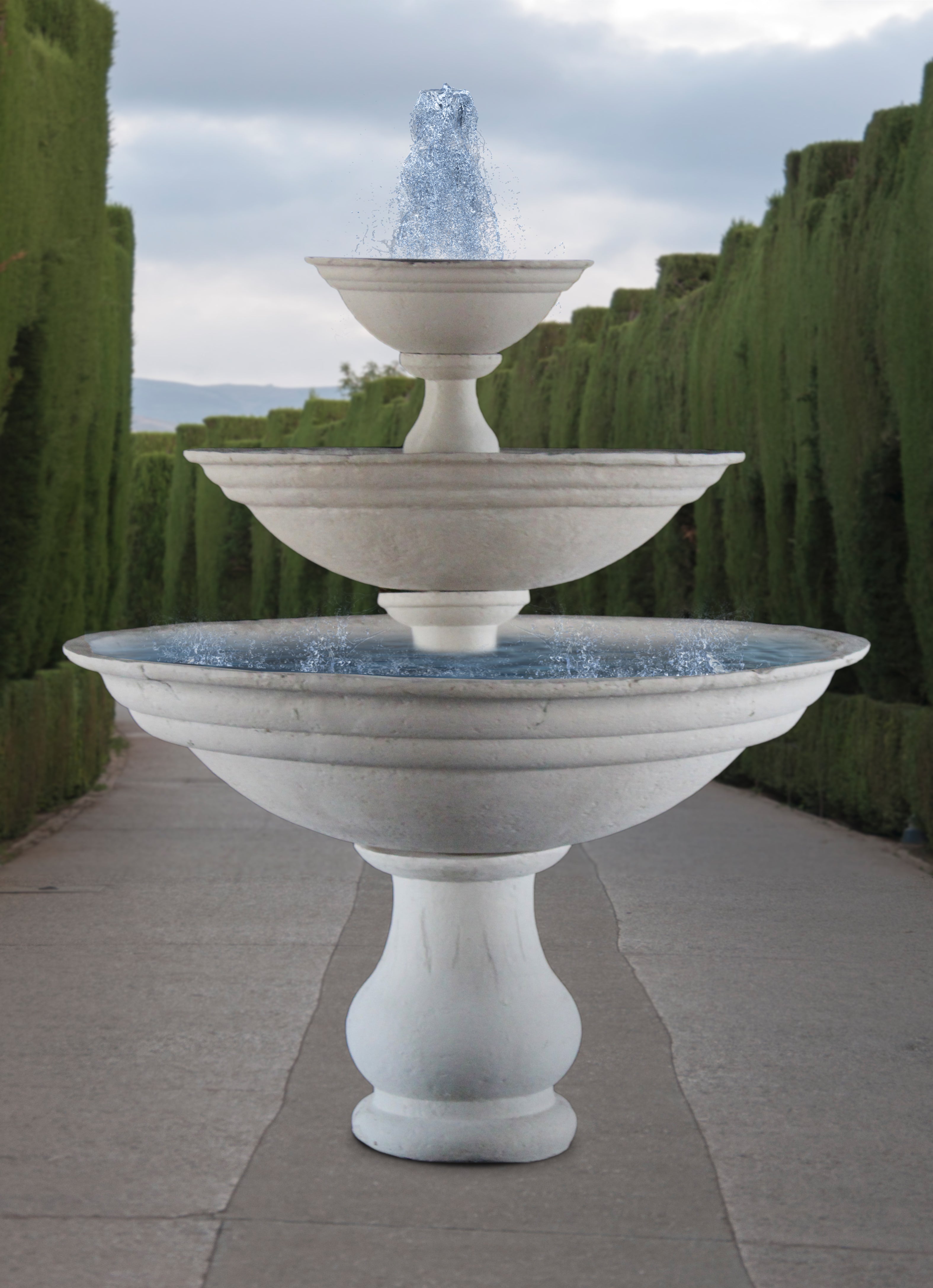 PALM_BEACH_3_TIER_WATER_FOUNTAIN - Cast Stone International 