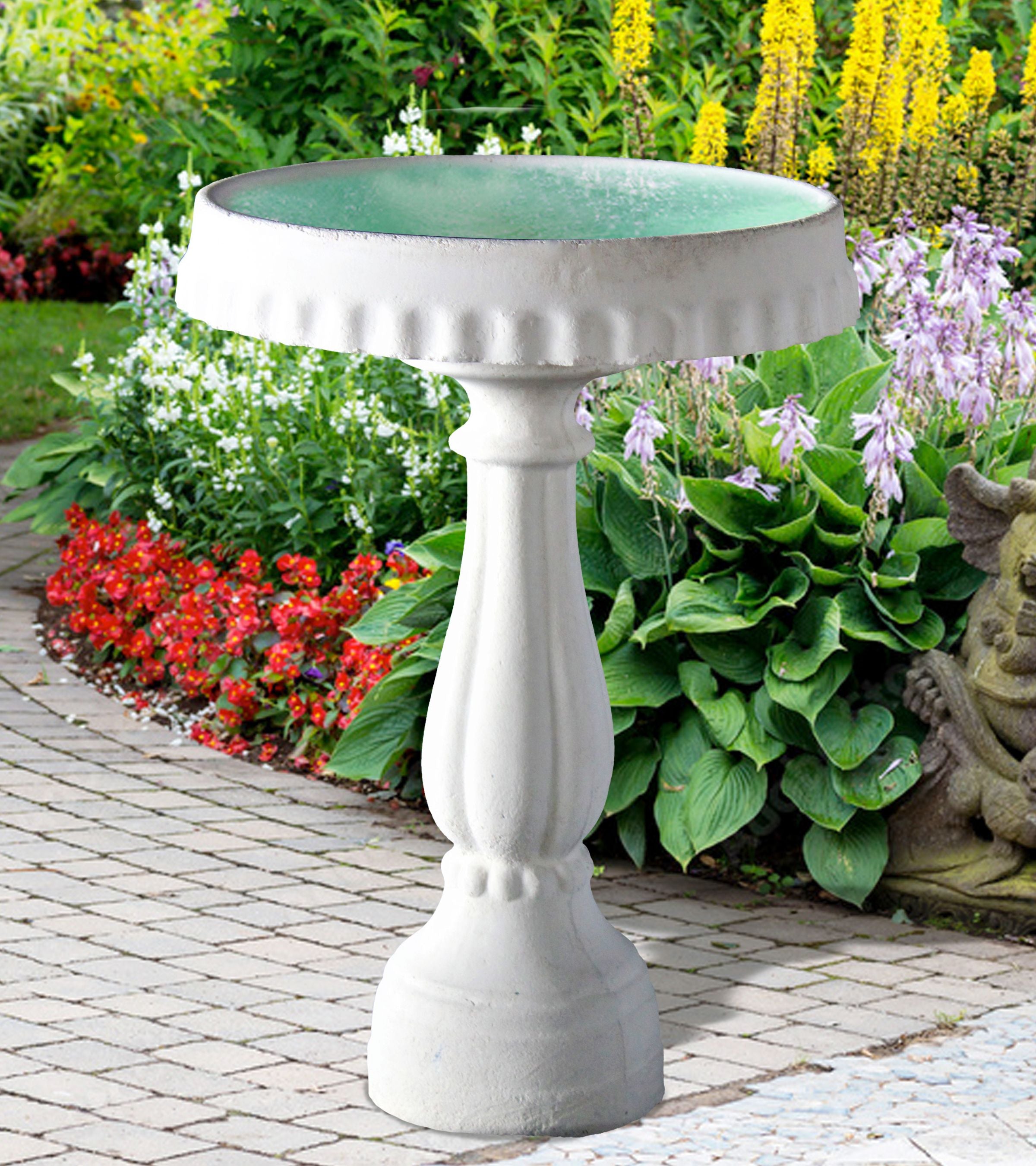 PEARL_BIRDBATH - Cast Stone International 