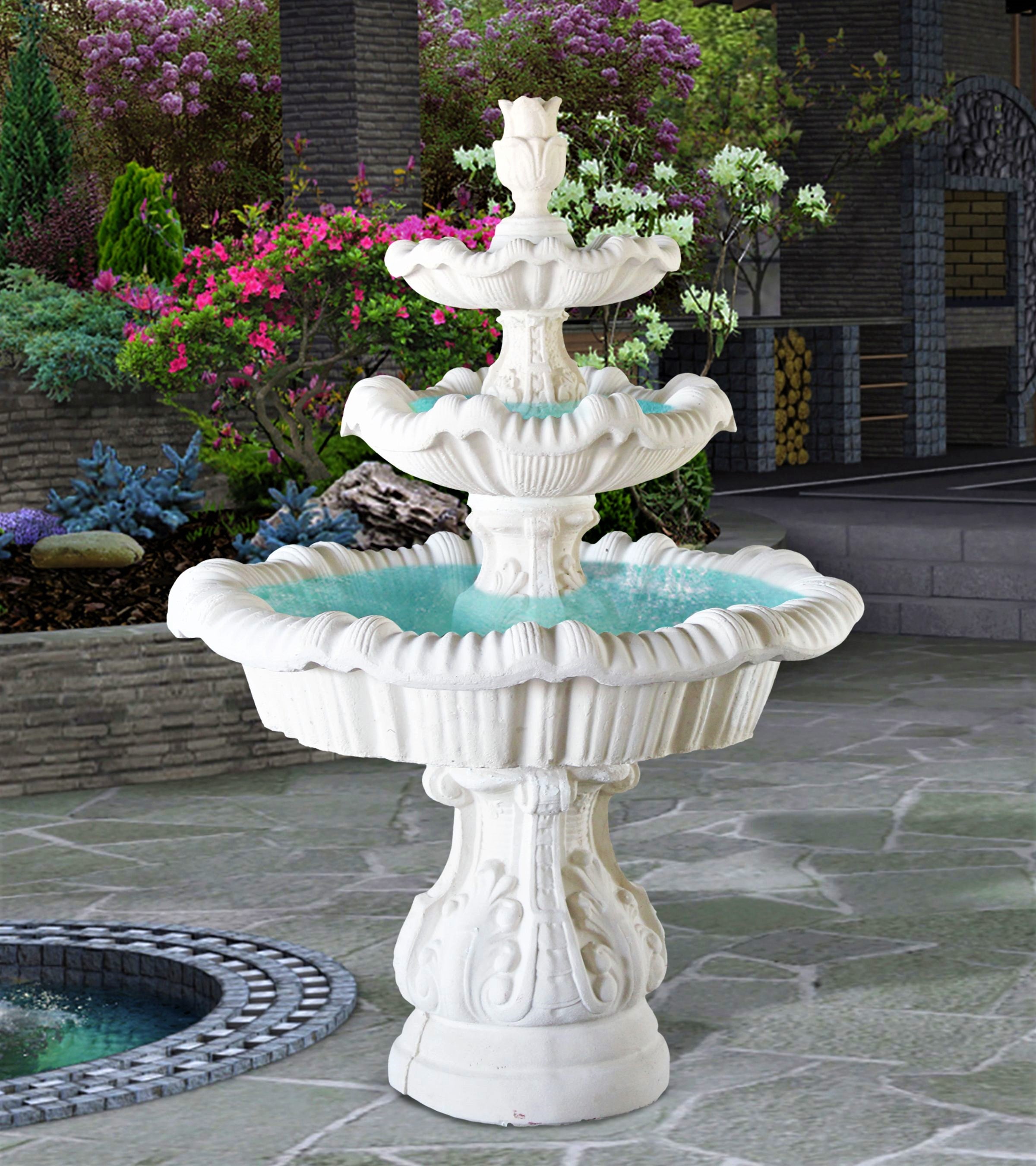 SIENA_3_TIER_2 - Cast Stone International 