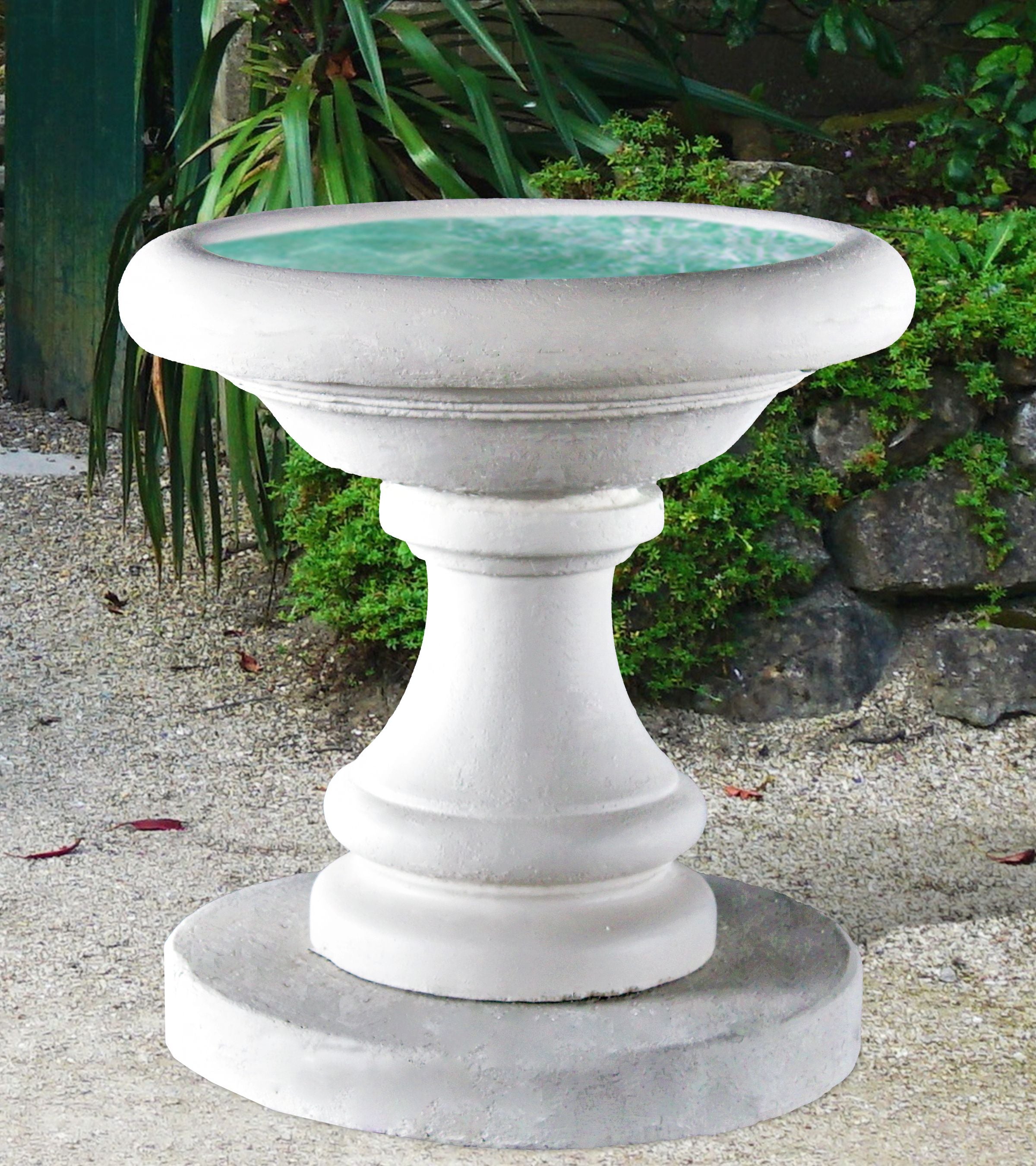 SILOUETTE_BIRDBATH - Cast Stone International 