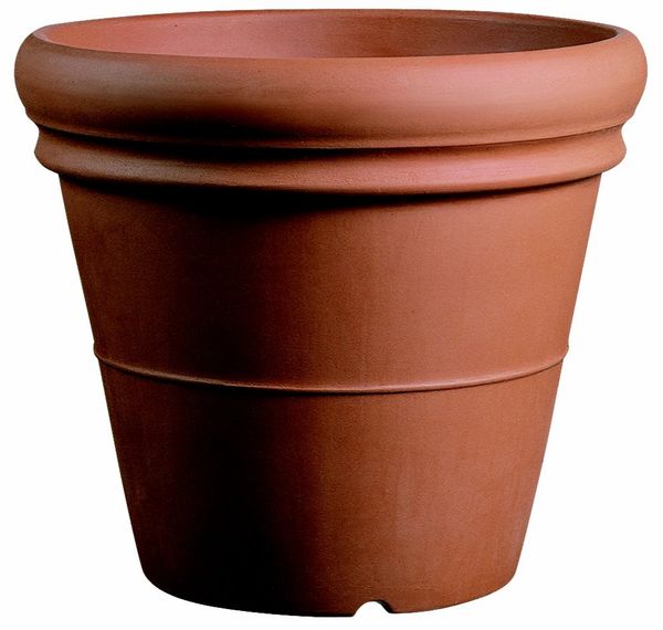 SMOOTH_DOUBLE_RIM_PLANTER - Cast Stone International 