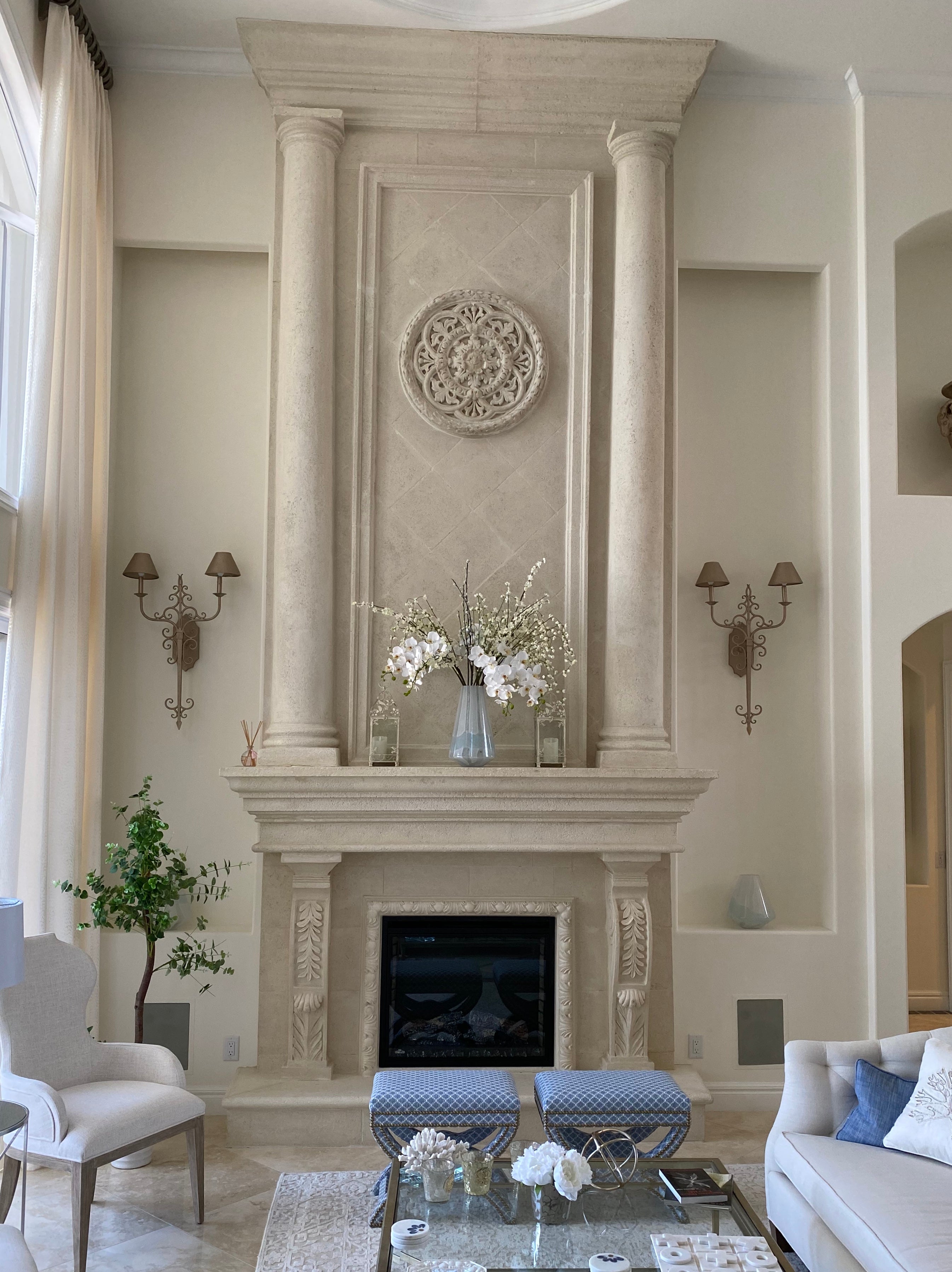 TUSCAN_FIREPLACE_ORIGINAL_1 - Cast Stone International 