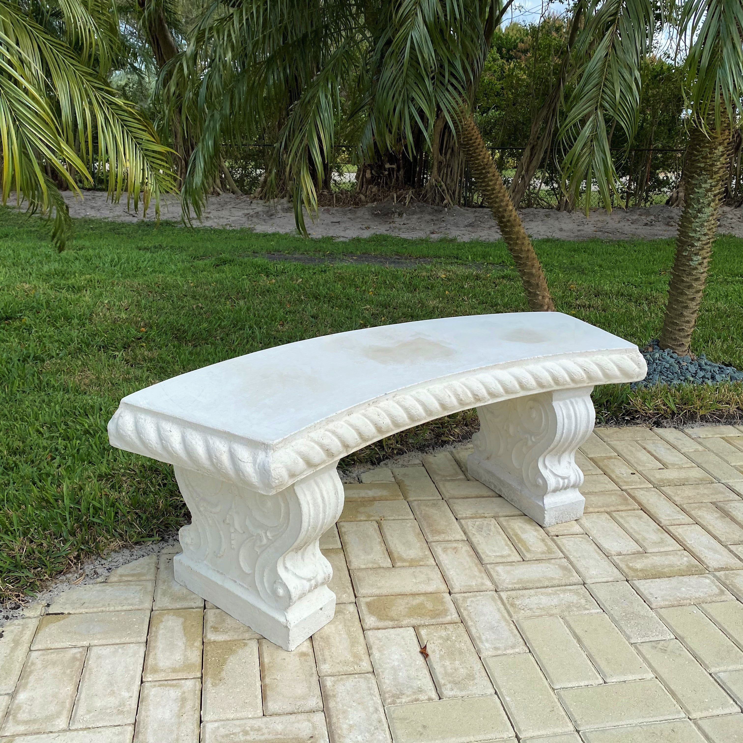 TUSCAN_ROPE_BENCH - Cast Stone International 